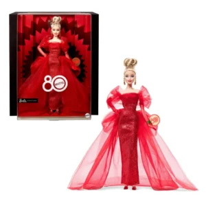 Gearticuleerde pop – Barbie – 80e jubileum – Mattel
